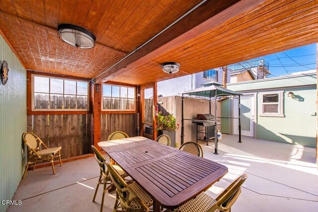 256 Melrose Dr, Oxnard, CA 93035 - view of patio / terrace with grilling area and outdoor dining space