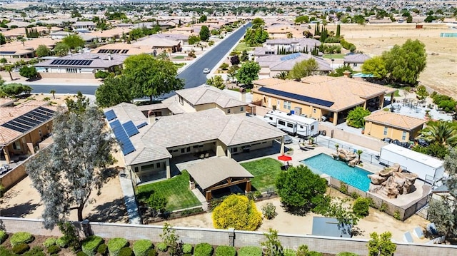 13195 Trailwood Way, Apple Valley, CA 92308 - aerial view of residential area featuring a pool