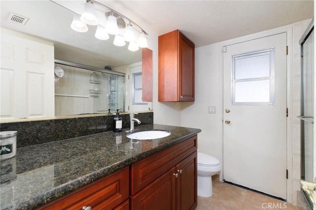 1158 Regal Canyon Dr, Walnut, CA 91789 - bathroom with a shower stall, vanity, and toilet