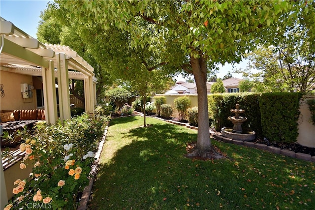 29424 Springside Dr, Menifee, CA 92584 - view of yard with a pergola
