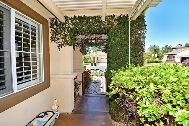 29424 Springside Dr, Menifee, CA 92584 - doorway to property featuring stucco siding