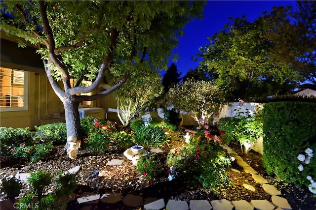 29424 Springside Dr, Menifee, CA 92584 - view of yard at night
