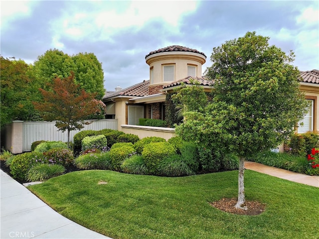29424 Springside Dr, Menifee, CA 92584 - mediterranean / spanish home featuring a tiled roof and stucco siding