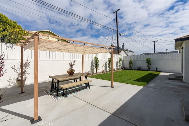 20010 Ingrum Way, Torrance, CA 90503 - view of patio / terrace featuring a pergola