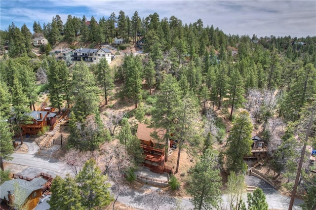 43214 Sunset Dr, Big Bear Lake, CA 92315 - view of property location with a heavily wooded area and nearby suburban area