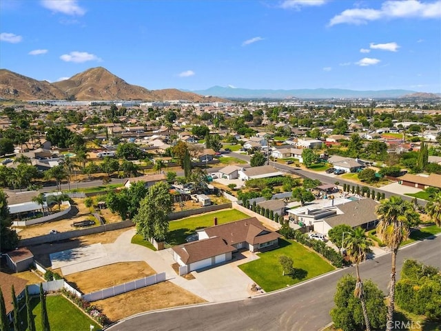 168 Radford Ct, Riverside, CA 92507 - aerial perspective of suburban area featuring a mountain backdrop