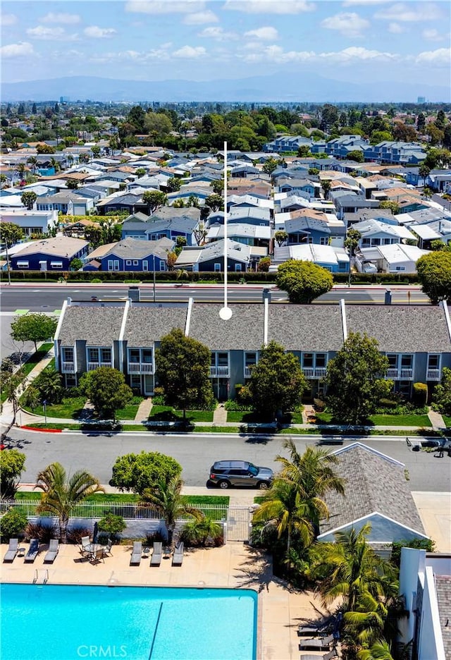 16422 Harbour Ln Unit 17, Huntington Beach, CA 92649 - bird's eye view of a pool