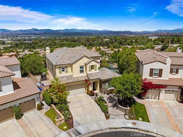 27086 Maple Tree Ct, Valencia, CA 91381 - aerial view of residential area with a mountainous background