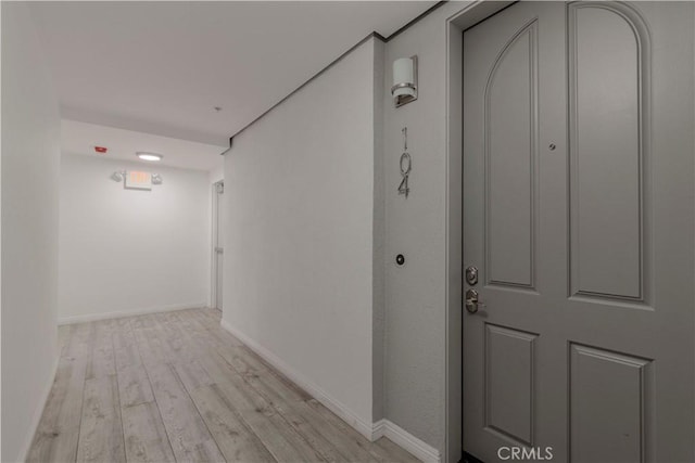 28220 Highridge Rd Unit 104, Rancho Palos Verdes, CA 90275 - hall featuring light wood-type flooring and baseboards