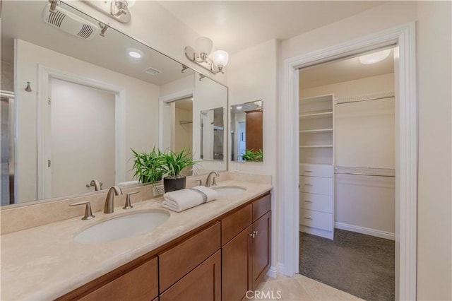 28220 Highridge Rd Unit 104, Rancho Palos Verdes, CA 90275 - full bath featuring a spacious closet and double vanity
