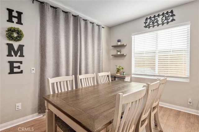 16073 Narni Ln, Fontana, CA 92336 - dining area featuring baseboards and light wood-type flooring