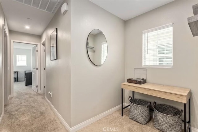 16073 Narni Ln, Fontana, CA 92336 - hall with light colored carpet and baseboards