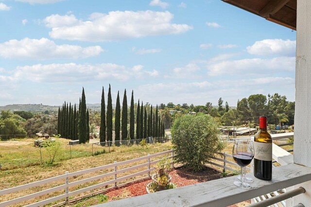 3631 Alta Vista Dr, Fallbrook, CA 92028 - view of yard featuring fence
