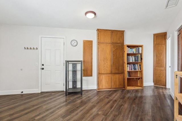 3631 Alta Vista Dr, Fallbrook, CA 92028 - unfurnished living room featuring dark wood finished floors and baseboards