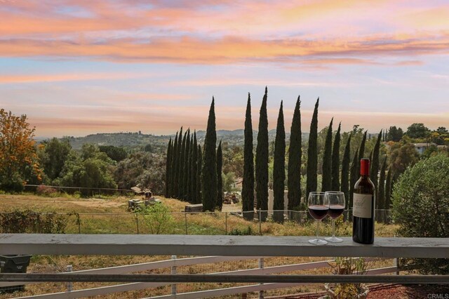 3631 Alta Vista Dr, Fallbrook, CA 92028 - view of yard with fence