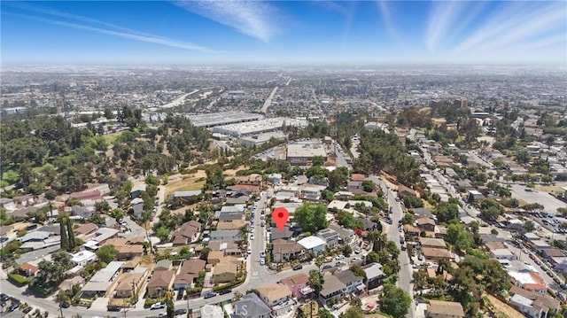 1343 Cordon Dr, City Terrace, CA 90063 - aerial overview of property's location with nearby suburban area