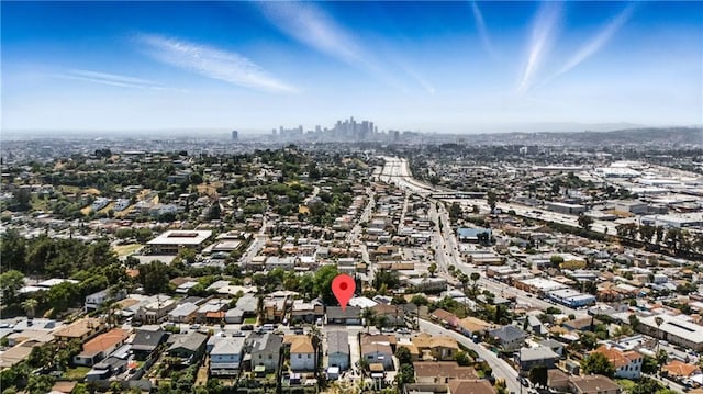 1343 Cordon Dr, City Terrace, CA 90063 - aerial view of property and surrounding area featuring nearby urban area and nearby suburban area