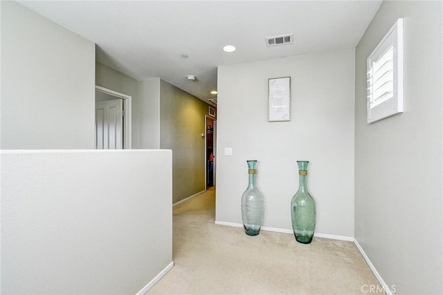 16759 Yellow Fern Ln, Fontana, CA 92336 - corridor featuring carpet flooring, recessed lighting, and baseboards