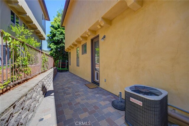 5595 Tanbark Ct, Avila Beach, CA 93424 - view of patio / terrace with cooling unit