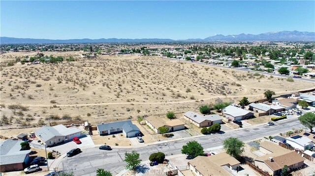 16615 Batson Pl, Victorville, CA 92395 - aerial view of residential area with a mountainous background and a desert landscape
