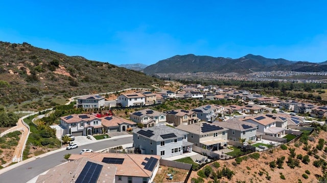 4650 Silent Knoll Dr, Fallbrook, CA 92028 - aerial view of property's location with nearby suburban area and a mountainous background