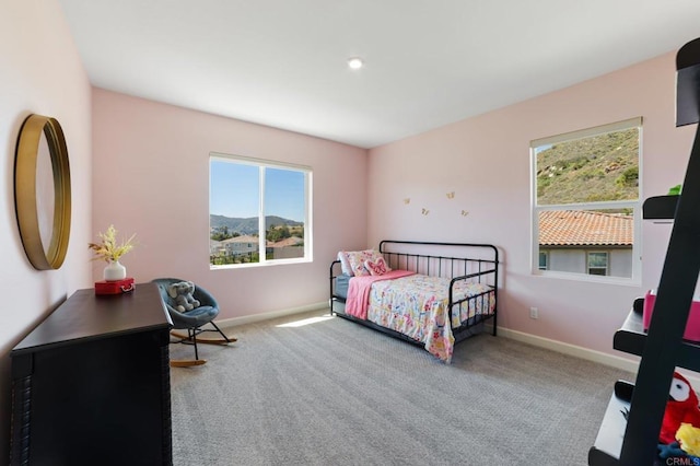 4650 Silent Knoll Dr, Fallbrook, CA 92028 - carpeted bedroom with baseboards