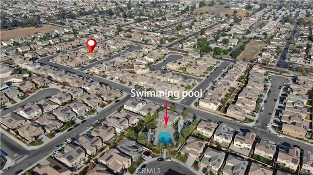 15590 Pumpkin Pl, Fontana, CA 92336 - aerial view of property's location with nearby suburban area