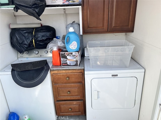 347 E 61st St, Los Angeles, CA 90003 - washroom with washer / clothes dryer and cabinet space
