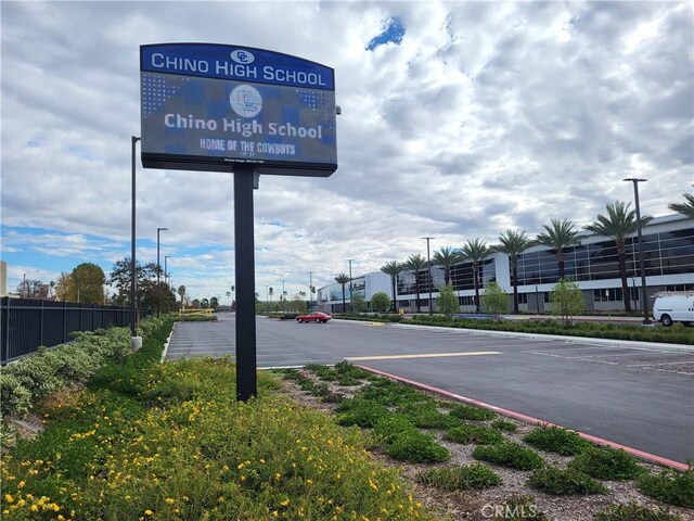 6730 Harrington Ct, Chino, CA 91710 - exterior view of parking and fence