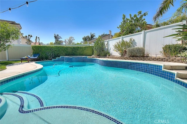 6730 Harrington Ct, Chino, CA 91710 - view of pool featuring a fenced backyard