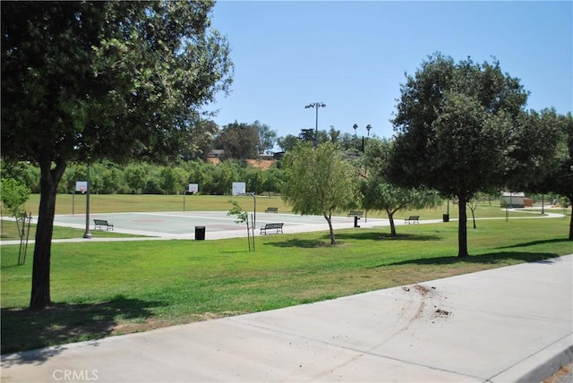 4676 Maxwell Ct, Riverside, CA 92501 - view of community with a lawn and community basketball court