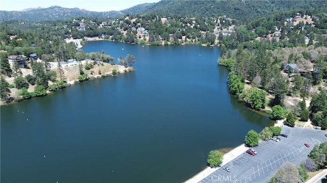 23120 Sycamore Ln, Crestline, CA 92325 - bird's eye view of a water and mountain view