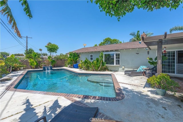 8922 Tracy Ave, Garden Grove, CA 92841 - view of pool featuring a patio and a fenced backyard