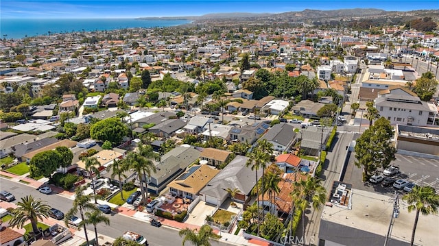 104 W Avenida Cadiz, San Clemente, CA 92672 - aerial view of property and surrounding area featuring a large body of water and nearby suburban area