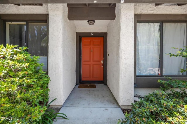 286 W Montecito Ave Unit K, Sierra Madre, CA 91024 - property entrance with stucco siding