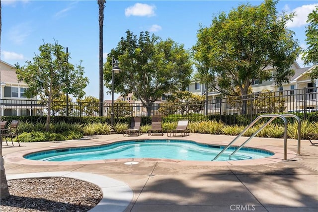 414 Silk Tree, Irvine, CA 92606 - view of pool featuring fence and a patio area