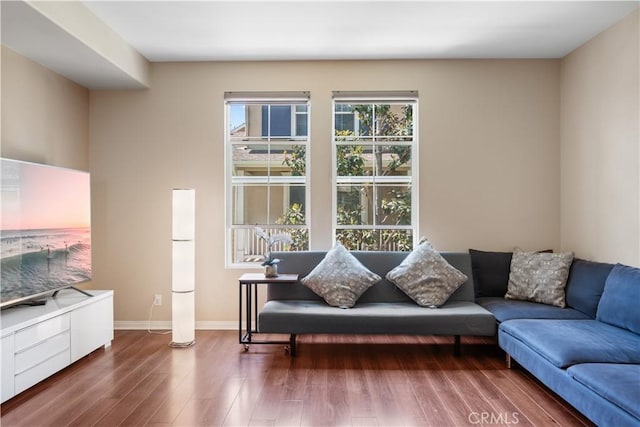 414 Silk Tree, Irvine, CA 92606 - living room with wood finished floors and baseboards