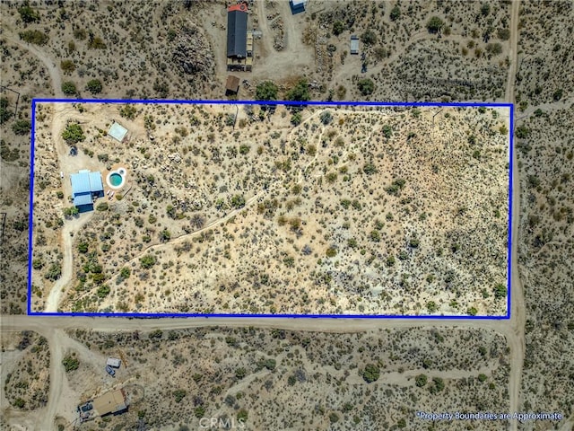 56714 Nelson Ave, Yucca Valley, CA 92284 - map / location featuring property boundaries highlighted