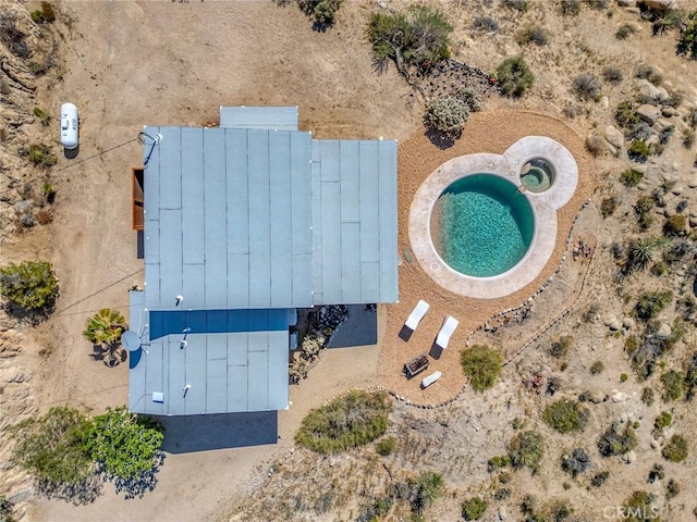 56714 Nelson Ave, Yucca Valley, CA 92284 - aerial view of property and surrounding area