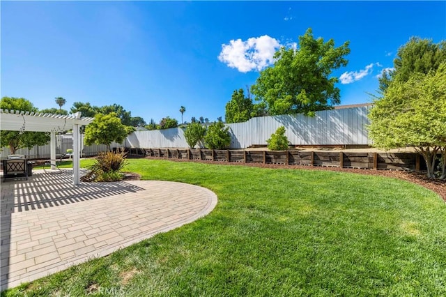20155 Keaton St, Canyon Country, CA 91351 - view of yard featuring a pergola and a patio