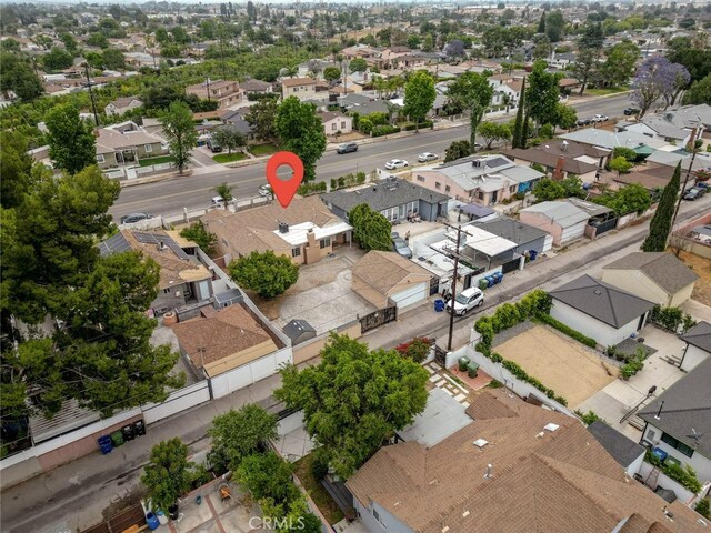 7857 Whitsett Ave, North Hollywood, CA 91605 - aerial view of residential area