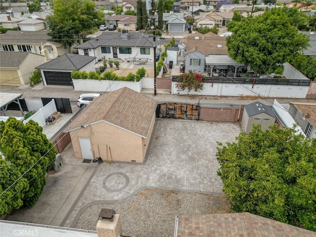 7857 Whitsett Ave, North Hollywood, CA 91605 - aerial perspective of suburban area