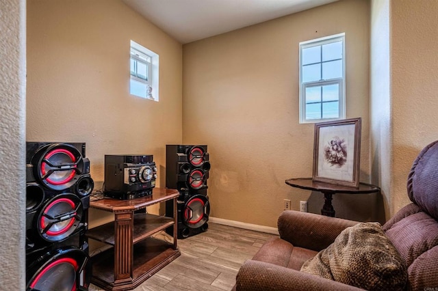 3035 Cat Tail Ct, Hemet, CA 92545 - office with wood finished floors and a textured wall