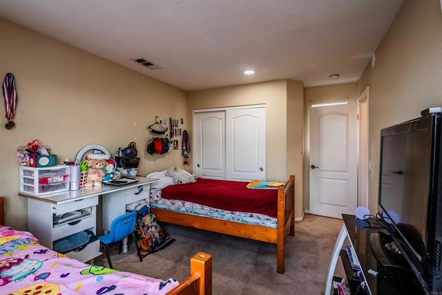 3035 Cat Tail Ct, Hemet, CA 92545 - bedroom with carpet flooring and a closet