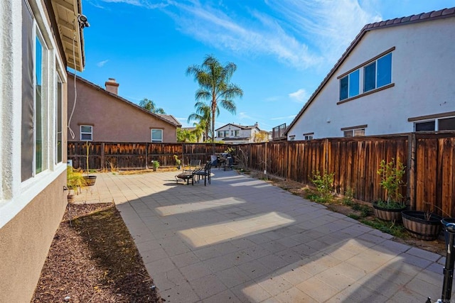 3035 Cat Tail Ct, Hemet, CA 92545 - fenced backyard featuring a patio