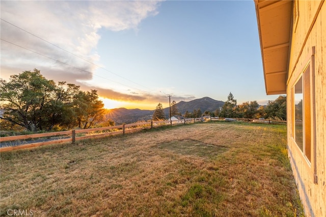 5664-5668 Clouds, Mariposa, CA 95338 - view of yard featuring a mountain view and a view of rural / pastoral area