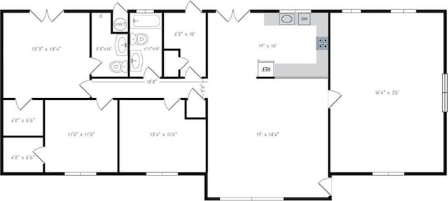 5664-5668 Clouds, Mariposa, CA 95338 - property floor plan