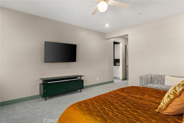 920 Bunkhouse Dr, Rancho Mission Viejo, CA 92694 - bedroom with carpet floors and ceiling fan