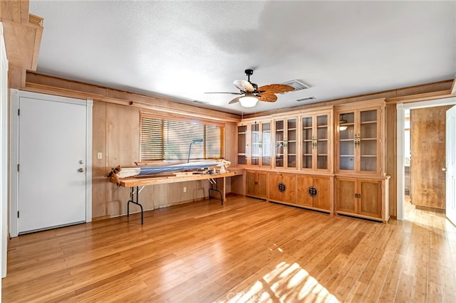 50711 Rd 426, Oakhurst, CA 93644 - unfurnished office with wood-type flooring and ceiling fan