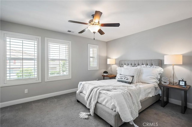 31193 Skyline Dr, Temecula, CA 92591 - carpeted bedroom with baseboards and ceiling fan
